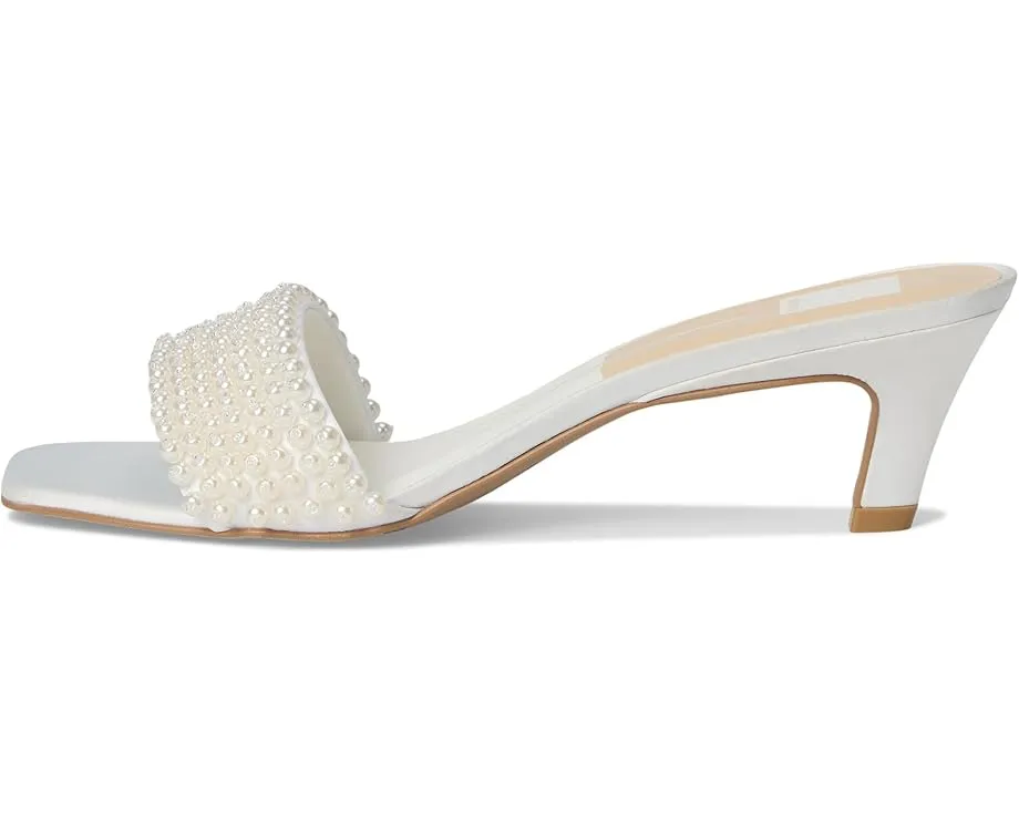 Dolce Vita Rexa Pearl босоножки из атласа с жемчужным декором