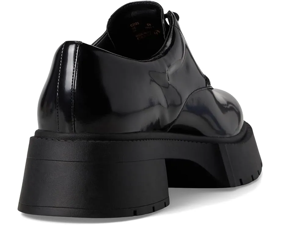 Туфли Lyla Platform Derby от COACH на платформе с кожаным верхом и шнуровкой