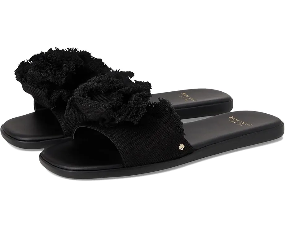 Сандалии на плоской подошве Kate Spade New York Flourish с декором в виде розы