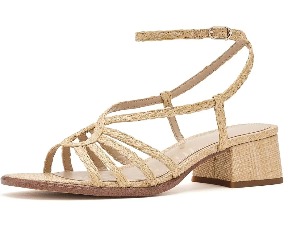 Сандалии Sam Edelman Fletcher на каблуке из рафии