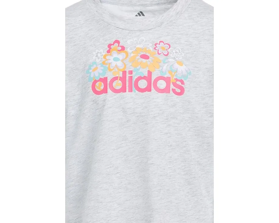 Детский комплект adidas Kids: футболка и струящиеся короткие шорты