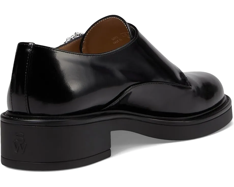 Туфли Leighton с пряжкой на ремешке от Stuart Weitzman из натуральной кожи