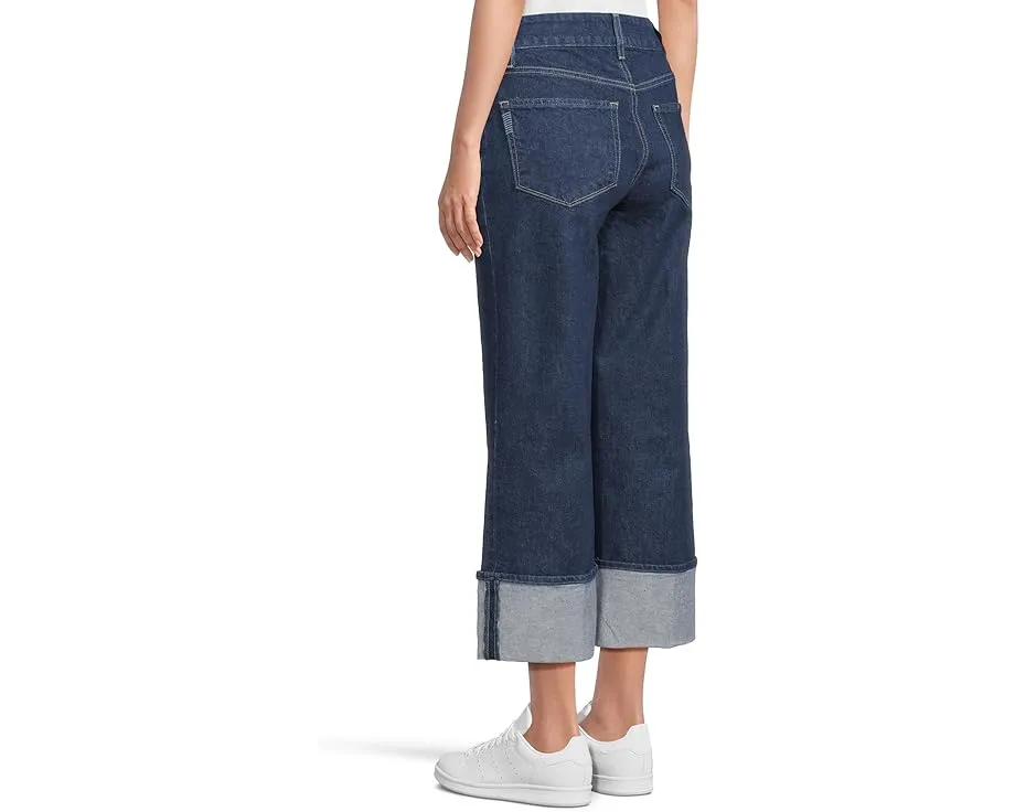 Джинсы Paige Sasha с широкими манжетами и высокой посадкой