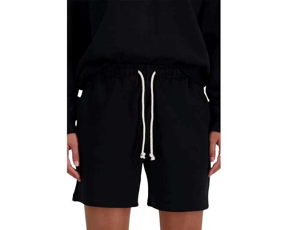 Шорты New Balance Athletics из велюра с вышитым логотипом