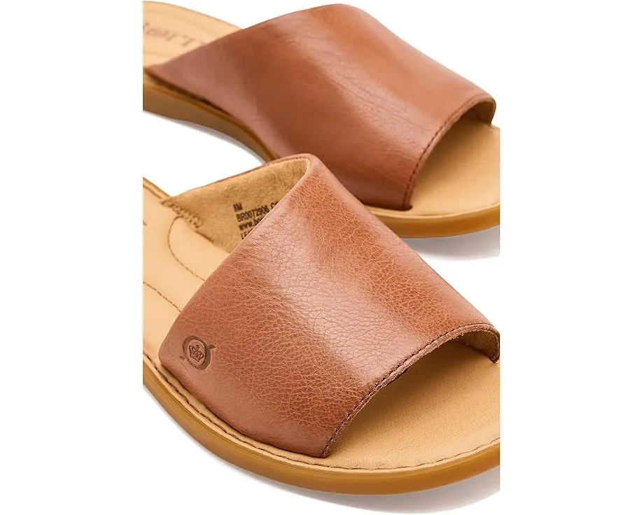 Сандалии Born Isabel с широкой асимметричной бретелью и стелькой из микрофибры