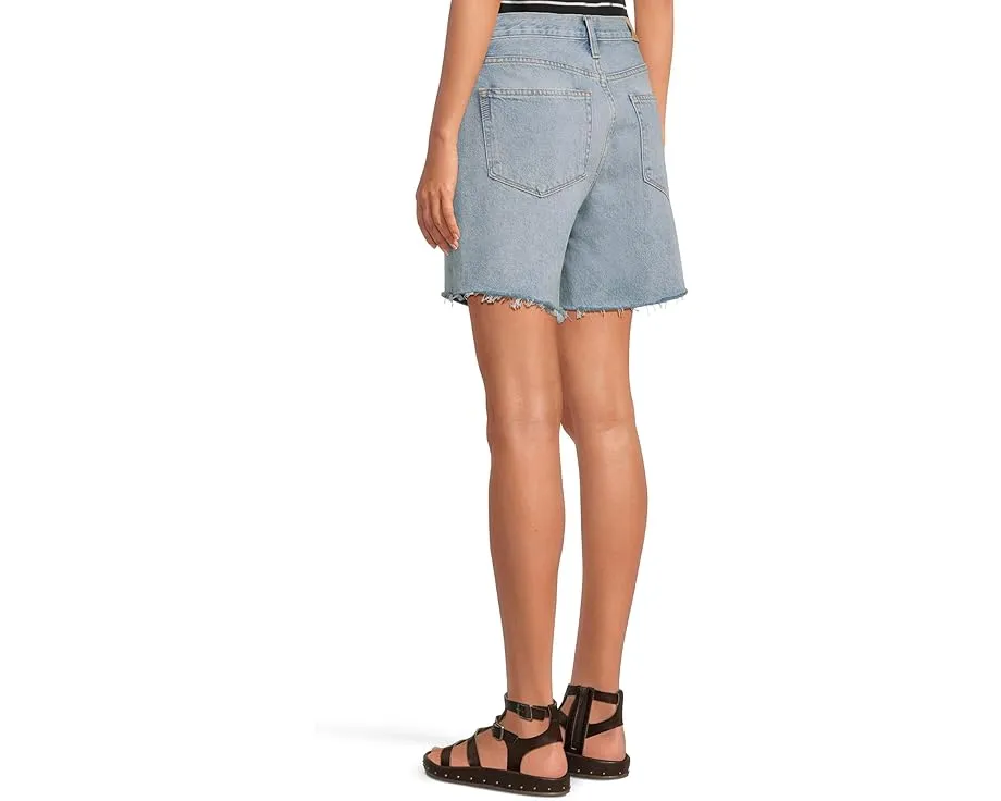 Джинсовые шорты Paige Archie Long с высокой посадкой и длиной по внутреннему шву 15 см