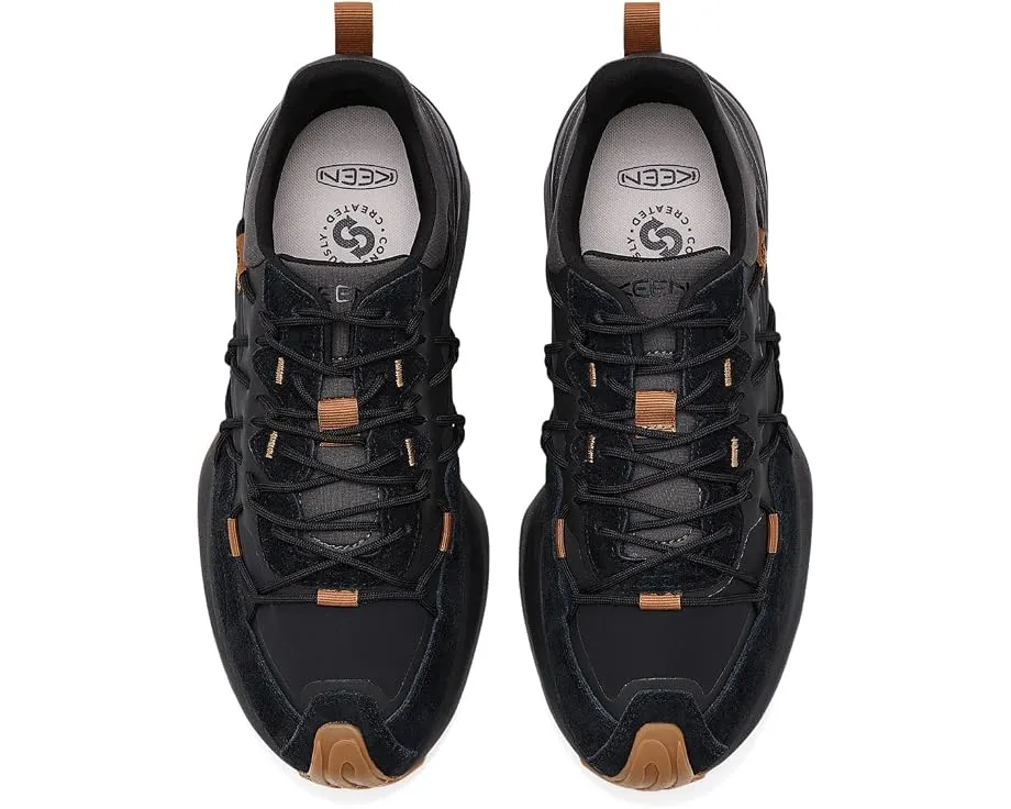 Кроссовки UNEEK Trekker KEEN с инновационной шнуровкой черные