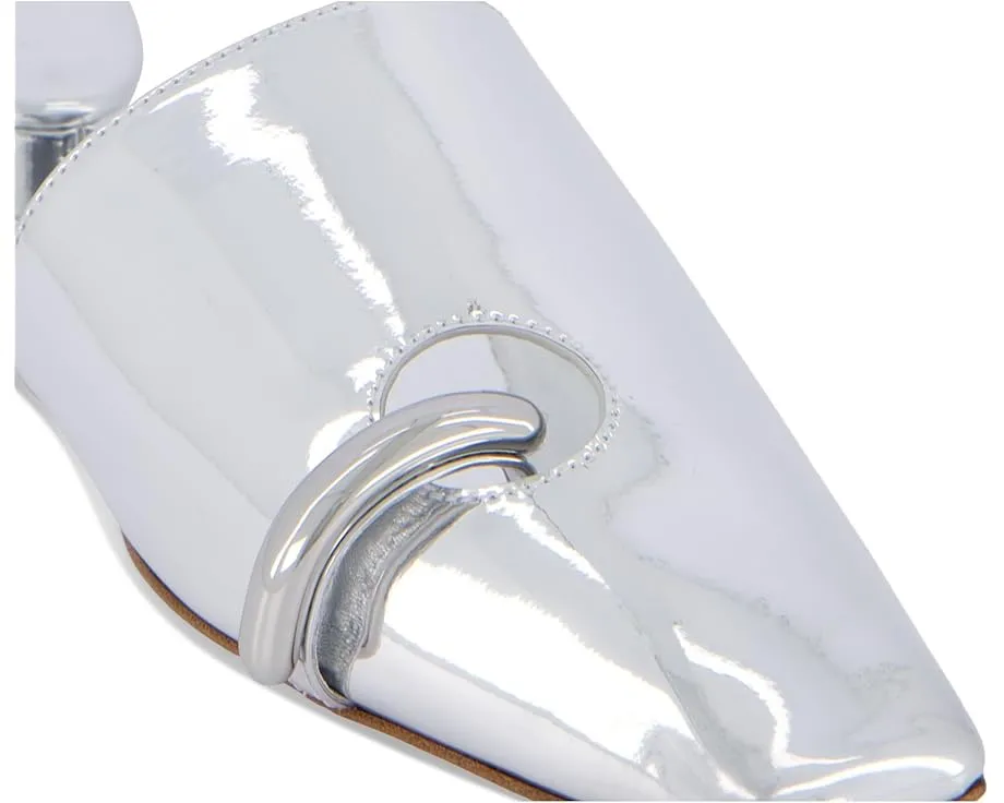 Мюли Pierced с кожаным верхом и металлическим кольцом на носке Tory Burch