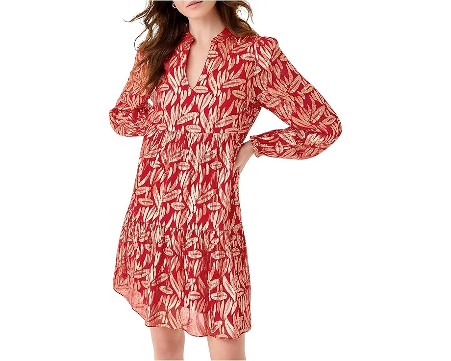 Шелковое платье Cornellia с ярусной юбкой и карманами Lilly Pulitzer