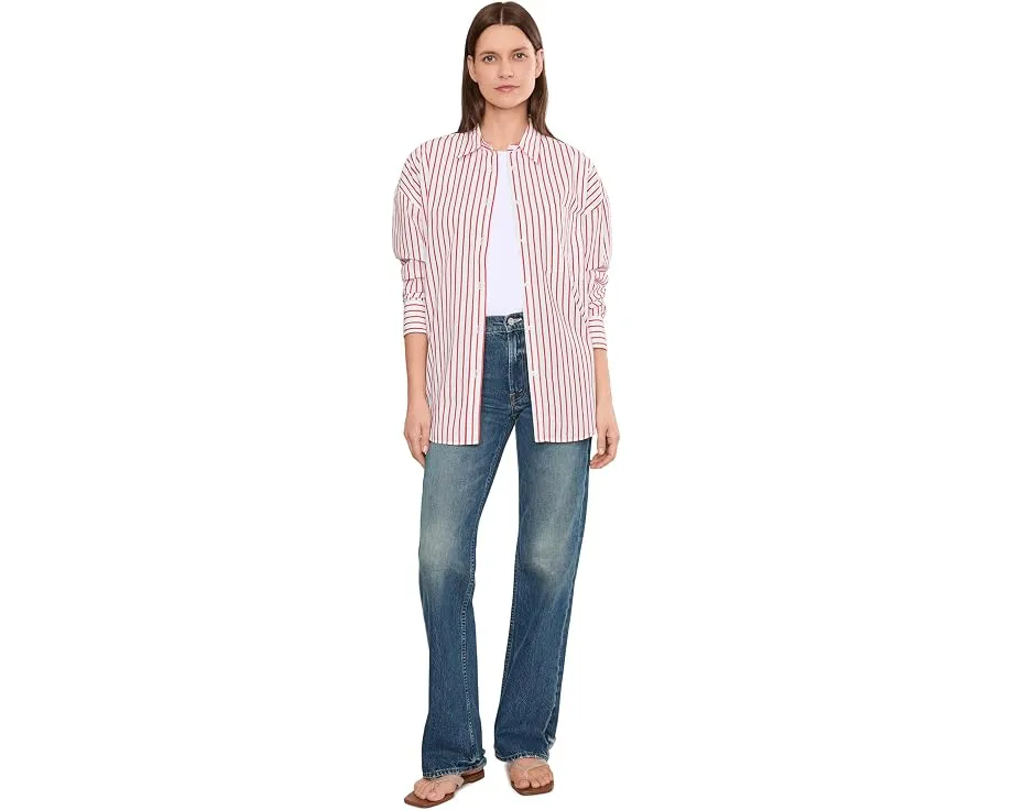 Свободная рубашка Coastal Poplin из органического хлопка от Faherty