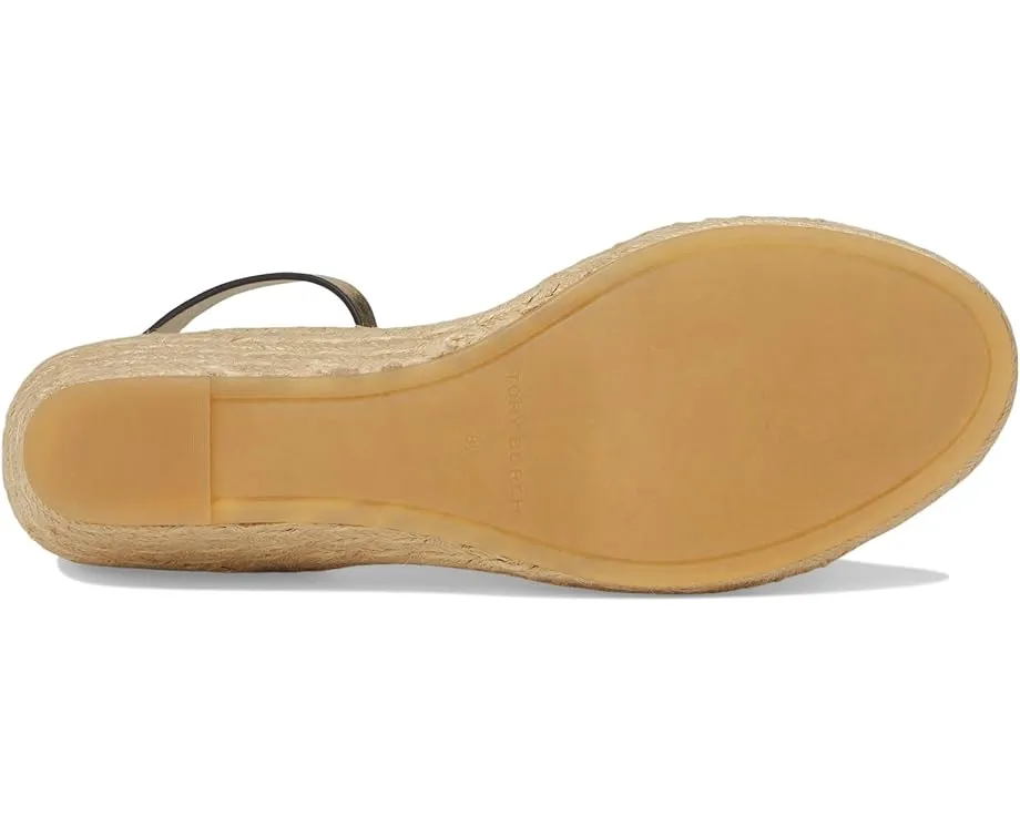 Эспадрильи Tory Burch Ines Wedge Espadrille 50Mm на танкетке с ремешком на щиколотке
