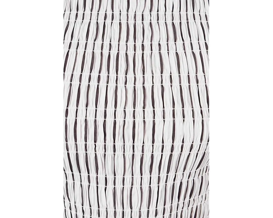 Платье Madewell Melody Boatneck Smocked Midi с хлопковым поплином
