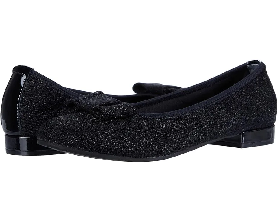 Балетки David Tate Teresa с бантом и обтянутым каблуком