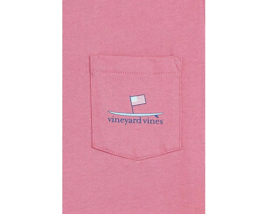 Детская футболка Vineyard Vines All American Burger с коротким рукавом