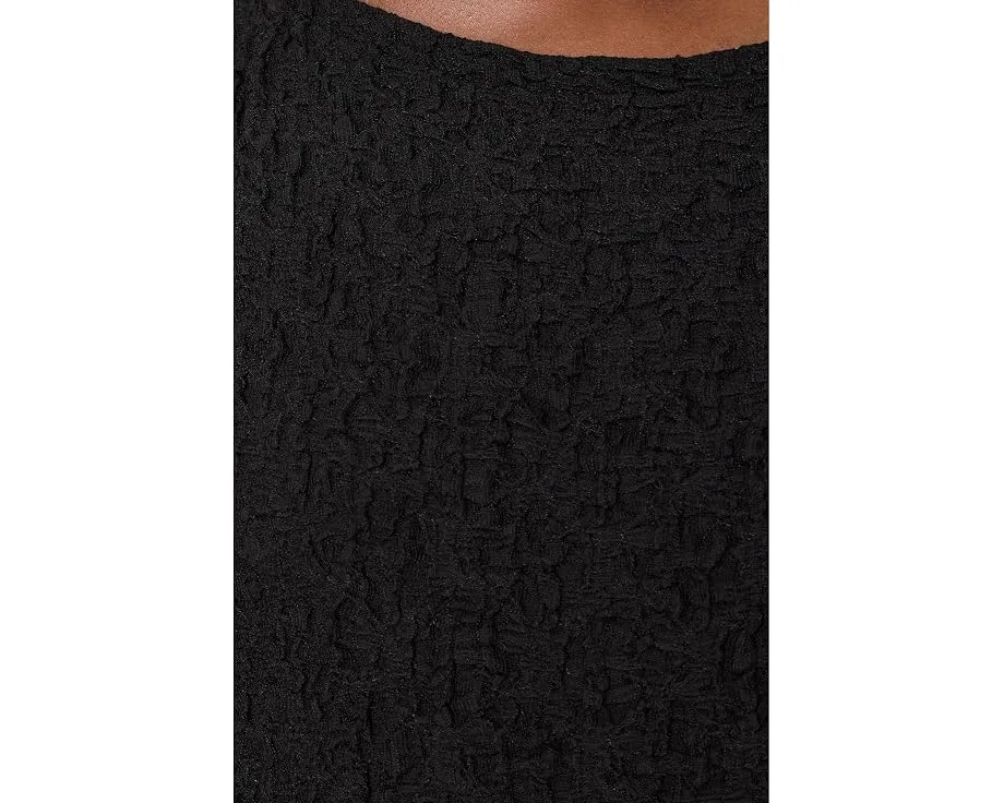 Платье Eileen Fisher с воротником-лодочкой из фактурного жаккарда Bubble