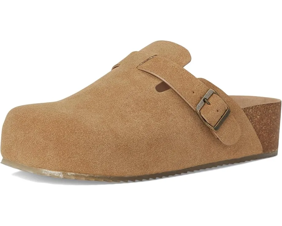 Мюли Qwest-P на платформе из веганской замши и пробки от MIA