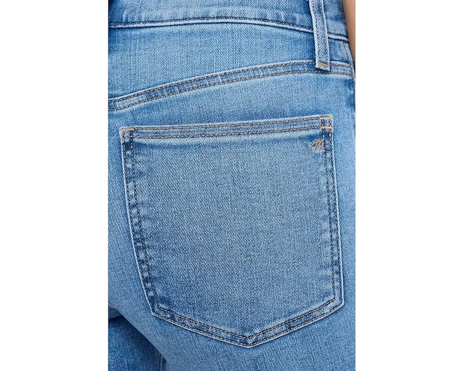 Джинсы Madewell Stretch Flare Crop в стиле Midvale с необработанным краем