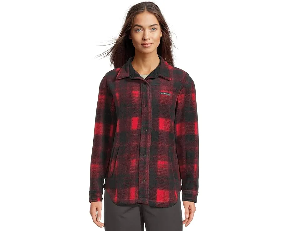 Куртка-рубашка Columbia Benton Springs Shirt Jacket II с застежкой на пуговицах и накладными карманами