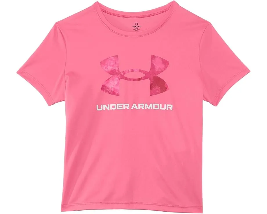 Футболка Under Armour Tech с большим принтом логотипа для детей