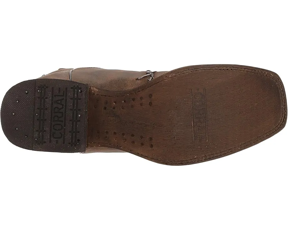 Ковбойские сапоги Corral Boots A3532 с квадратным носком и дизайном из колючей проволоки