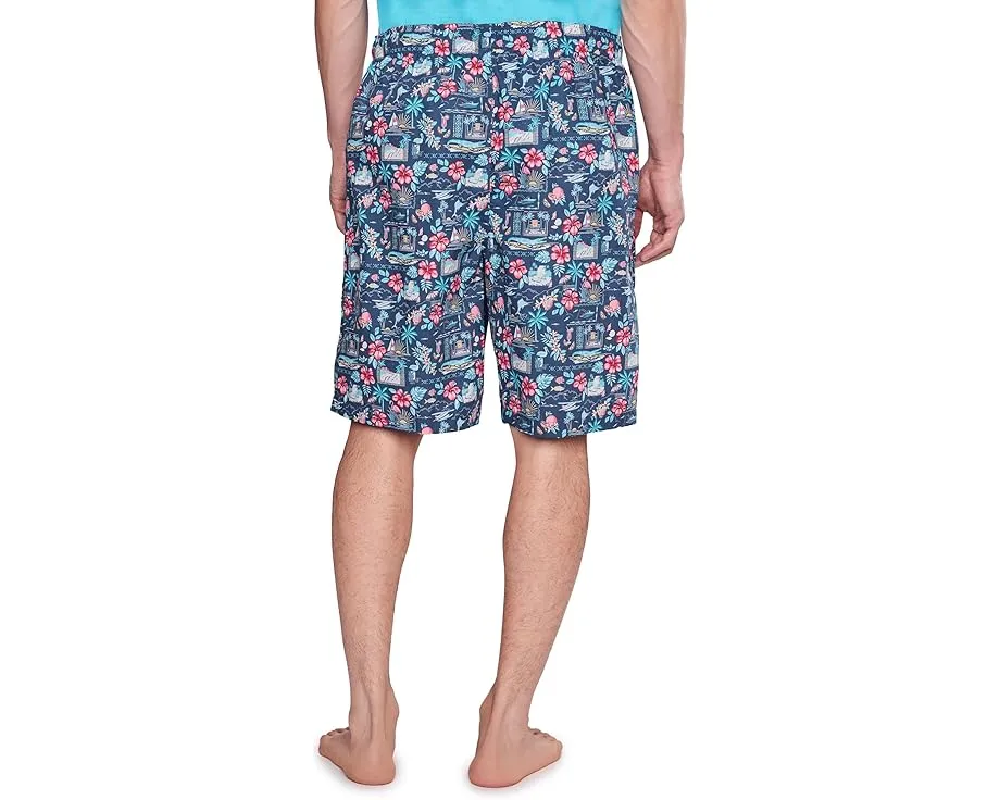 Шорты Tommy Bahama Cotton Woven Printed Jam с эластичным поясом