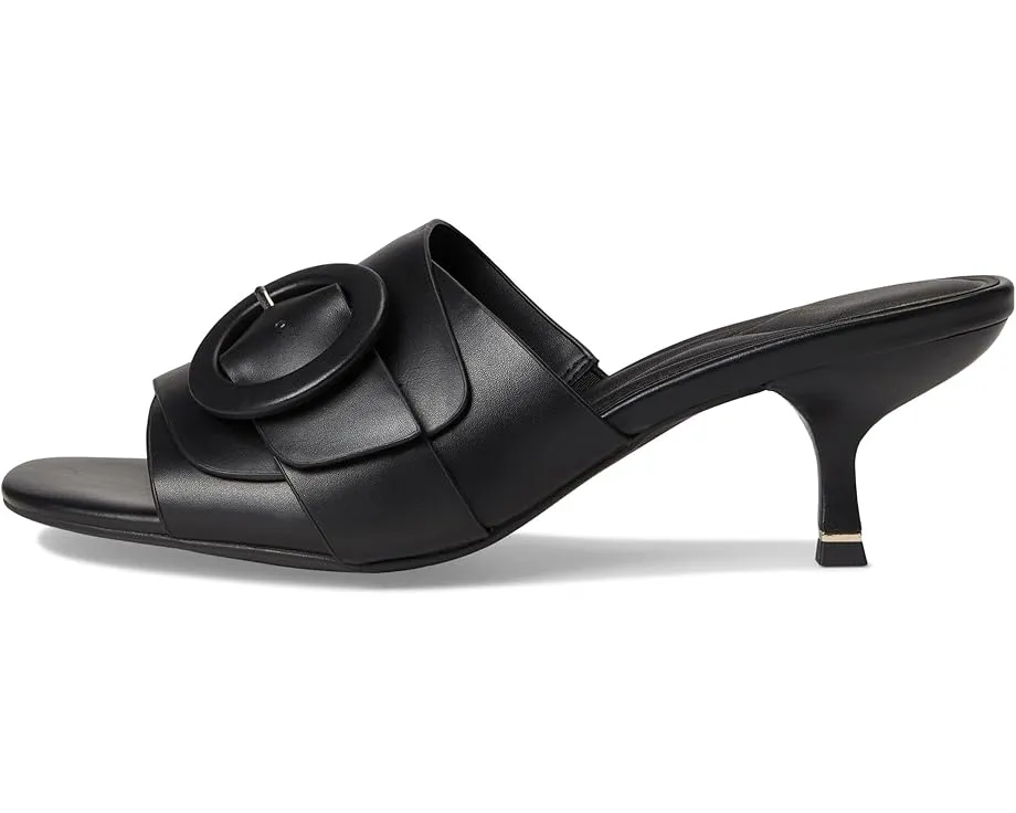 Босоножки Valentina на шпильке с крупной пряжкой из натуральной кожи