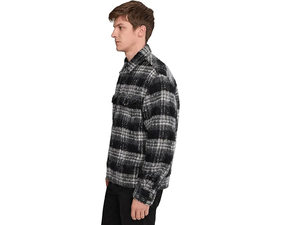 Рубашка AllSaints Korey с длинным рукавом из мягкой ткани