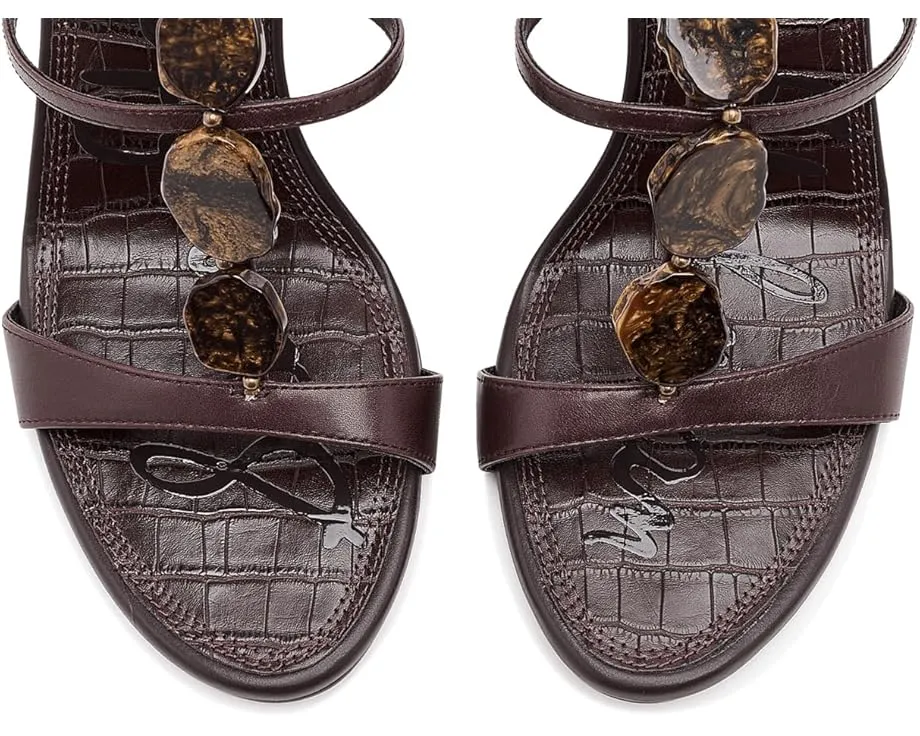Сандалии Sam Edelman Massey на ремешке с каблуком и камнями