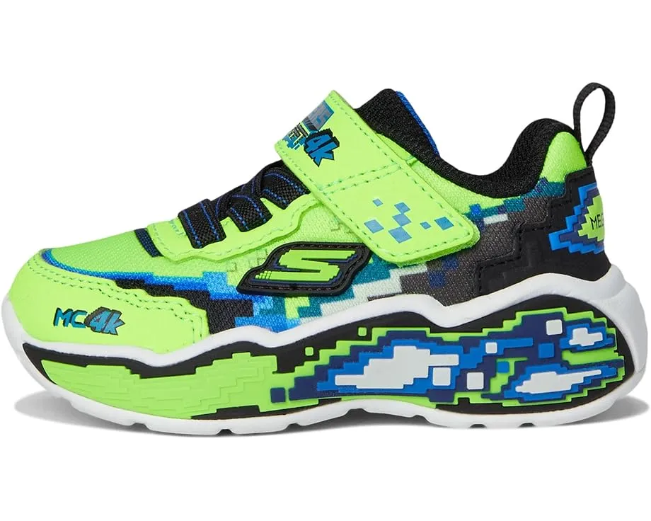 Детские кроссовки SKECHERS KIDS Mega Scene с пиксельным дизайном