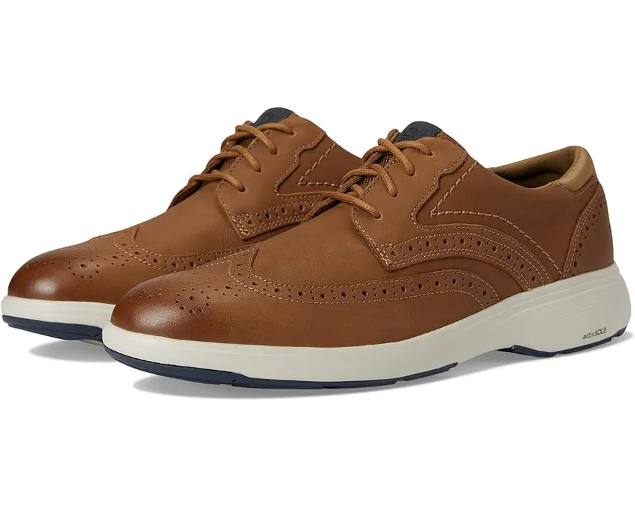 Туфли Rockport Noah Wing Tip с кожаным верхом и технологией truTECH