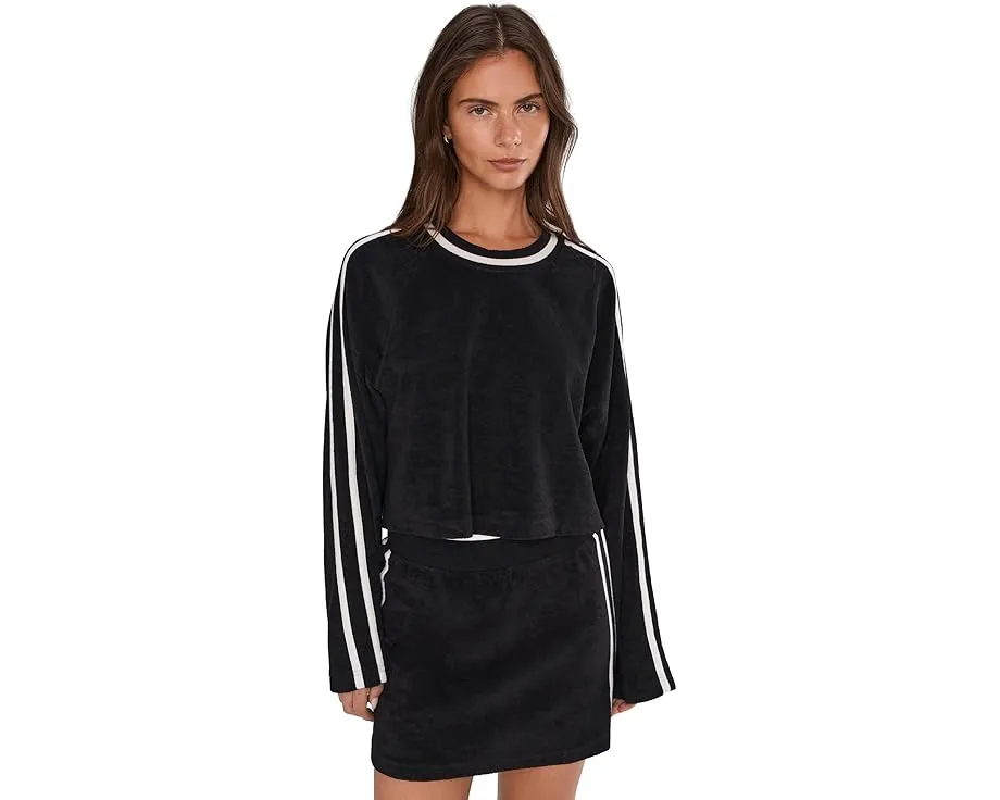 Свитшот L*Space Tempo Pullover с рифленым воротником и контрастными деталями