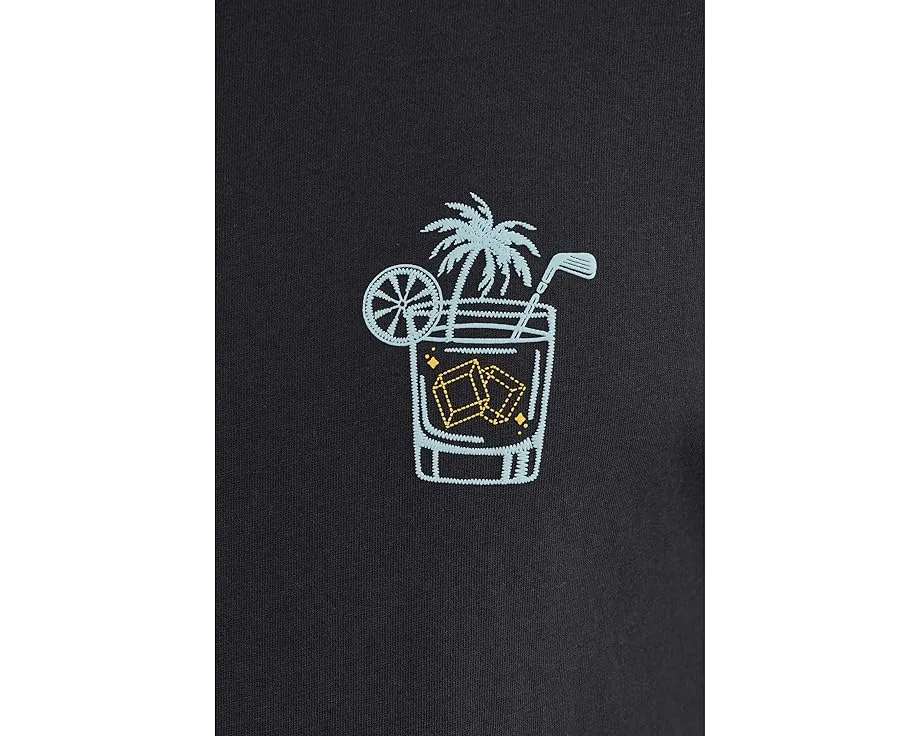 Хлопковая футболка Beverage Cart Tee от TravisMathew с круглым вырезом