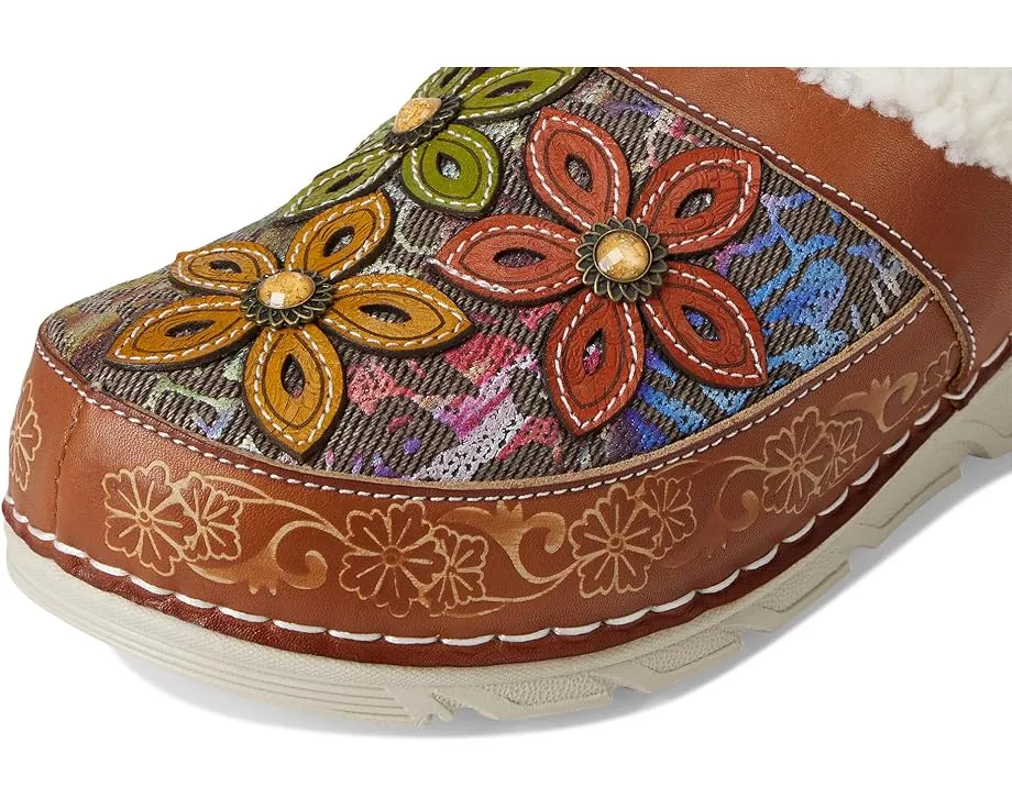 Клоги L'Artiste by Spring Step Honestela с тиснением и текстильной подкладкой