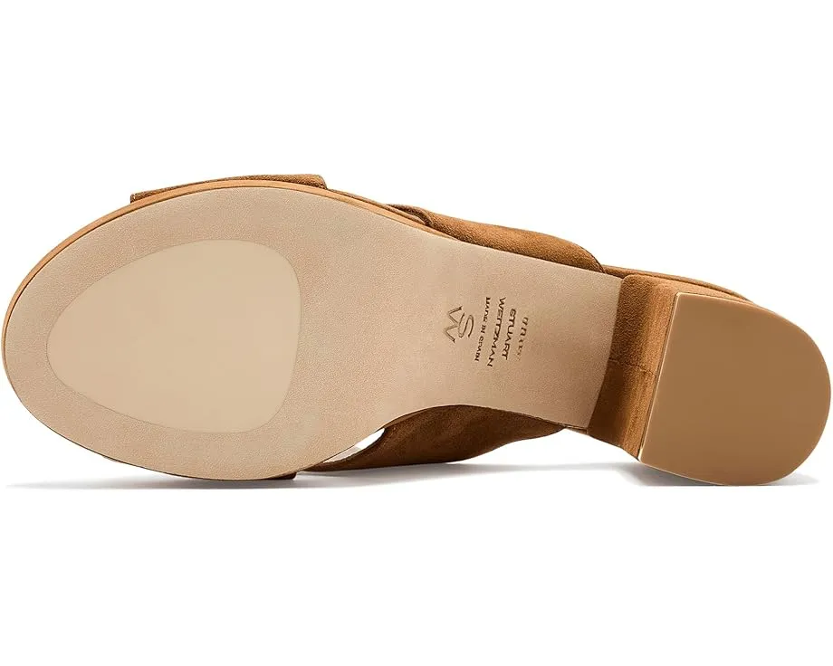 Stuart Weitzman Dayna Platform Slide босоножки на платформе черные