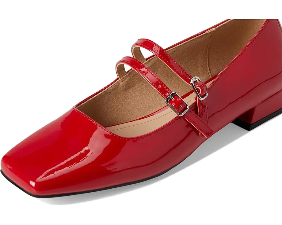 Туфли Gredah с квадратным носком и двойными ремешками на пряжках