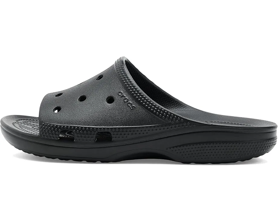 Сланцы Classic Saturday Slides с мягкой стелькой и отверстиями для джиббитц Crocs
