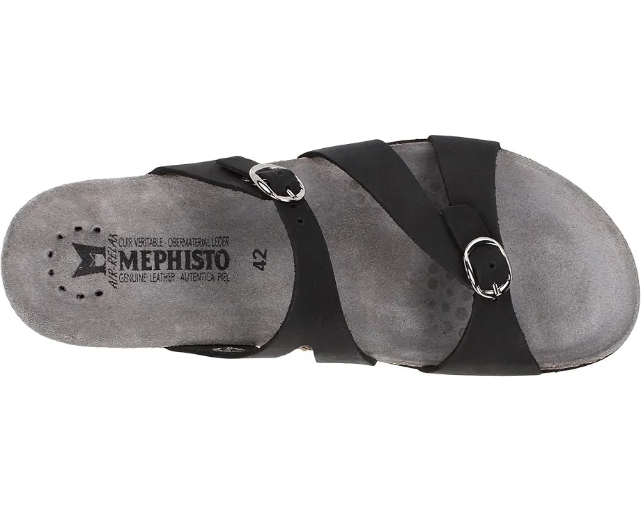 Босоножки Mephisto Hannel без задника на пробковой стельке с регулируемыми ремешками