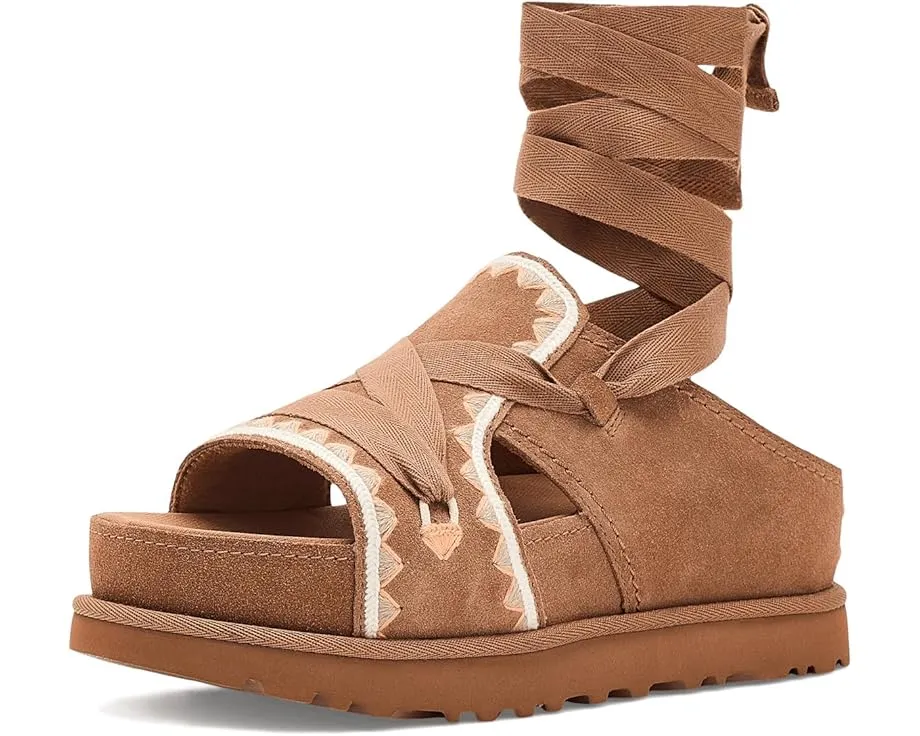 Слипоны UGG Goldenstar Hi Artistitch с вышивкой