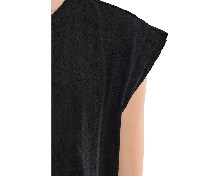 Платье-колонна Mod-o-doc с короткими рукавами и контрастными манжетами