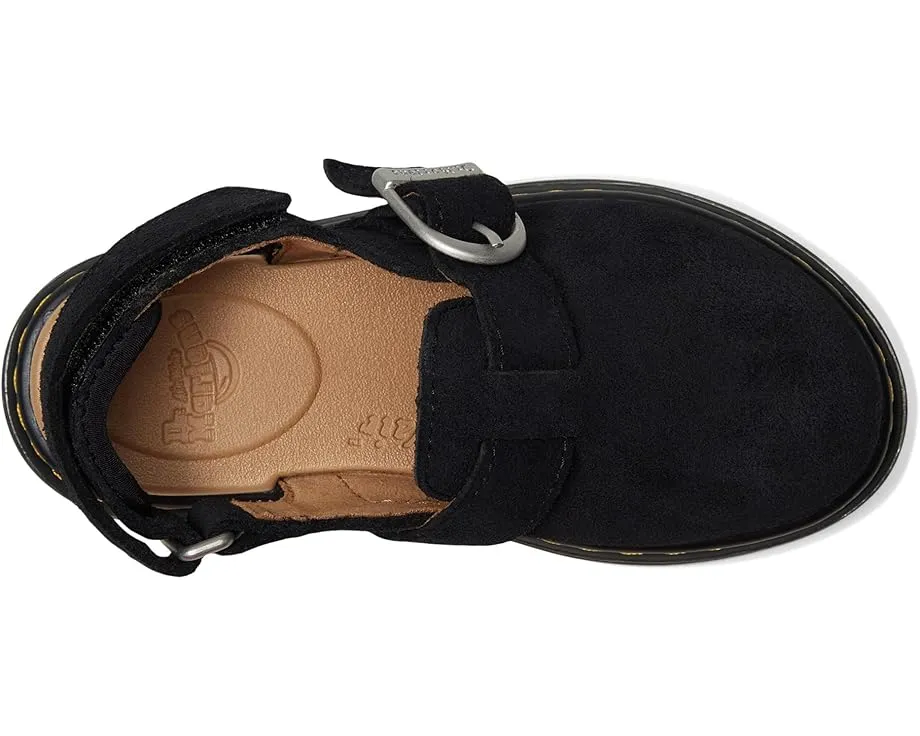 Детские клоги Dr. Martens Jorgie J с регулируемым ремешком на липучке