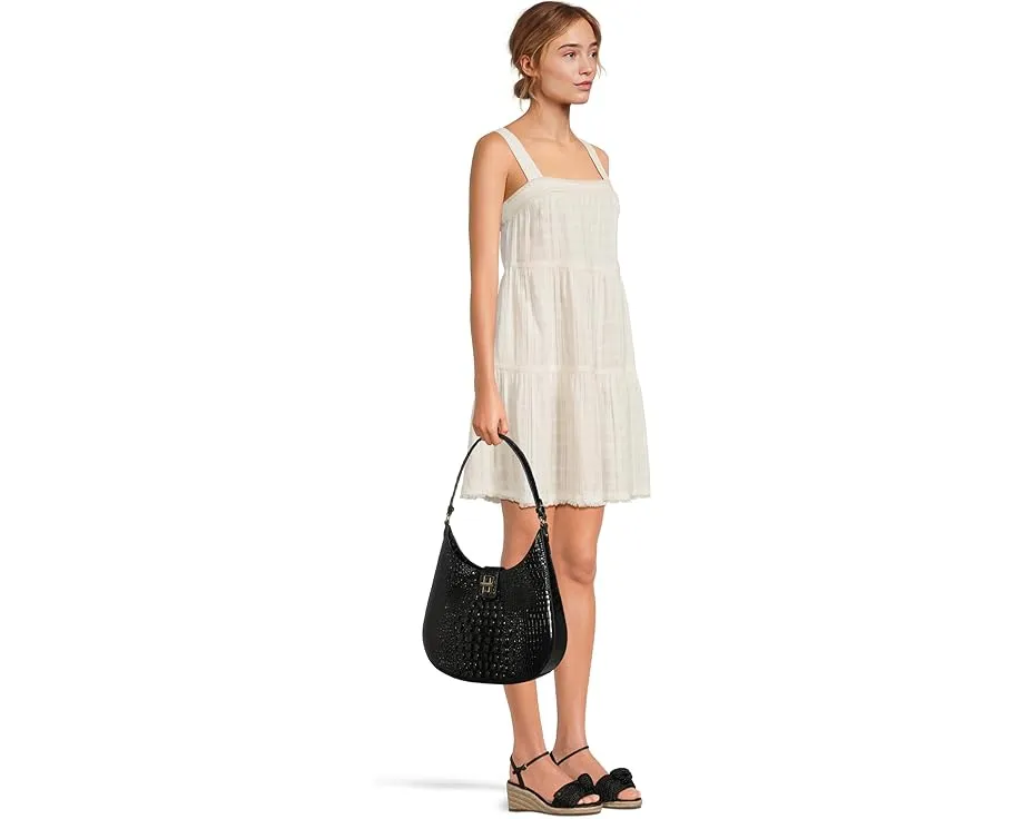 Сумка Brahmin Fallon Slim Shoulderbag через плечо с поворотным замком и карманами