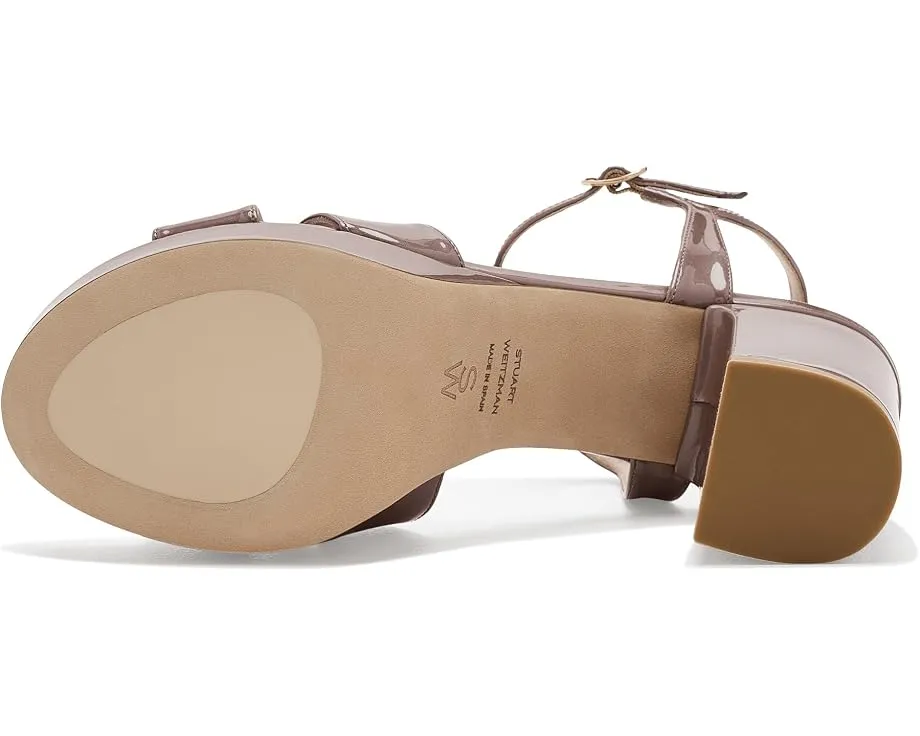 Сандалии Stuart Weitzman Dayna Platform 80 на платформе с ремешком на щиколотке