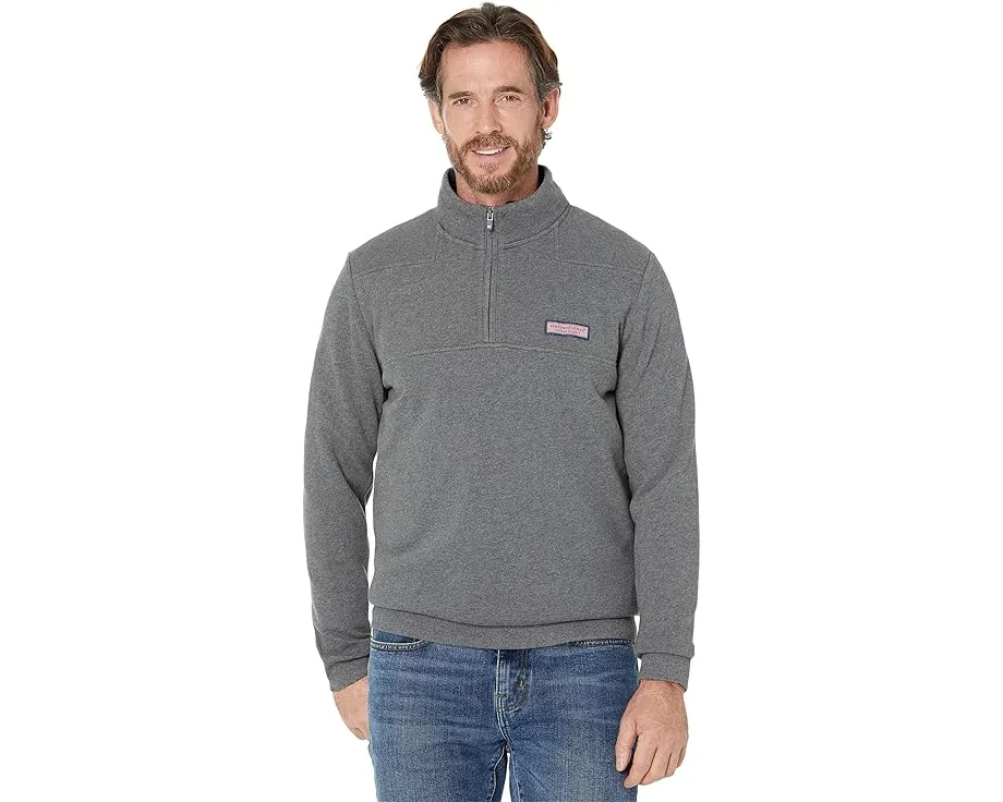 Vineyard Vines Классическая толстовка Shep Shirt с воротником стойкой и молнией