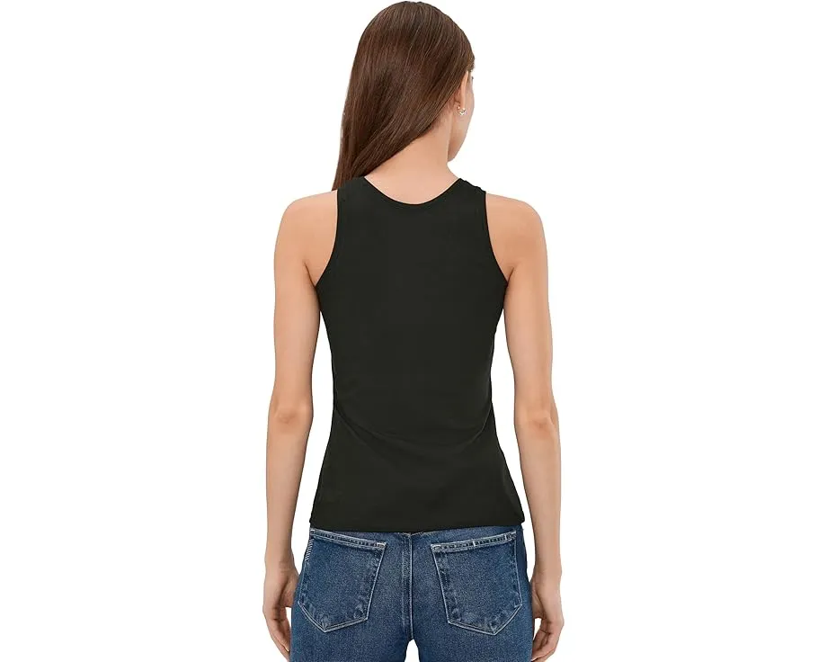 Майка NIC+ZOE с высоким горлом и облегающим силуэтом