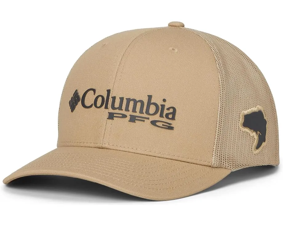 Бейсболка Columbia PFG Logo Mesh Snap Back с сетчатой спинкой