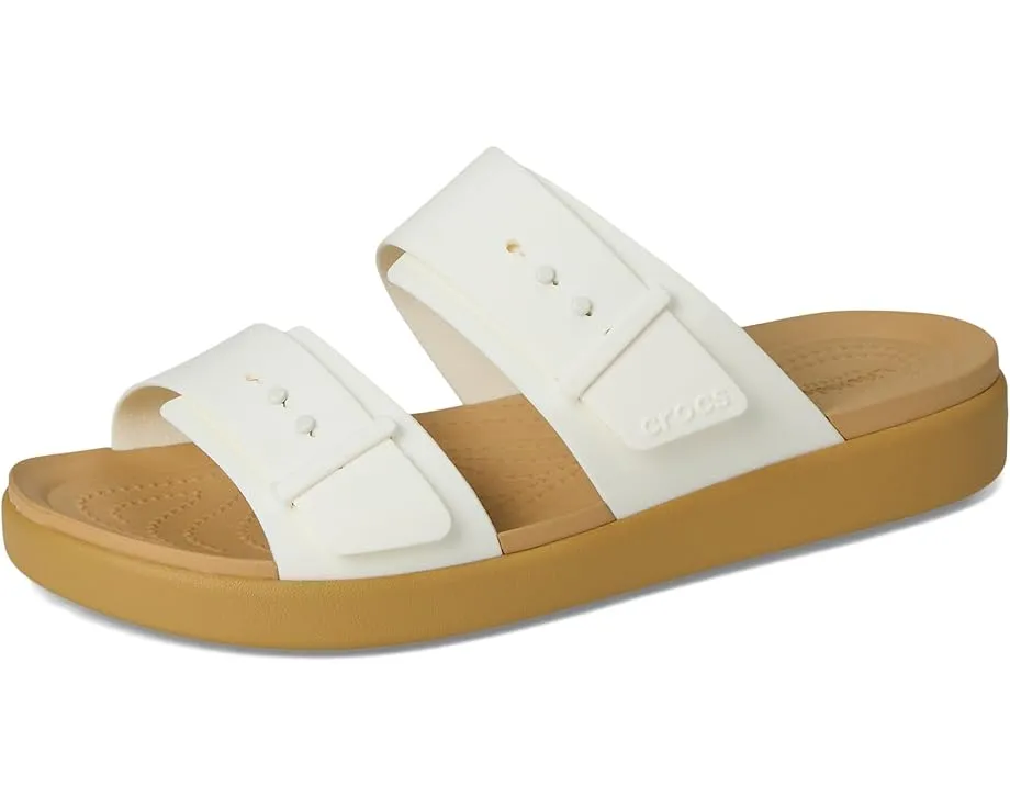 Босоножки Crocs Brooklyn Buckle Low Wedge на платформе