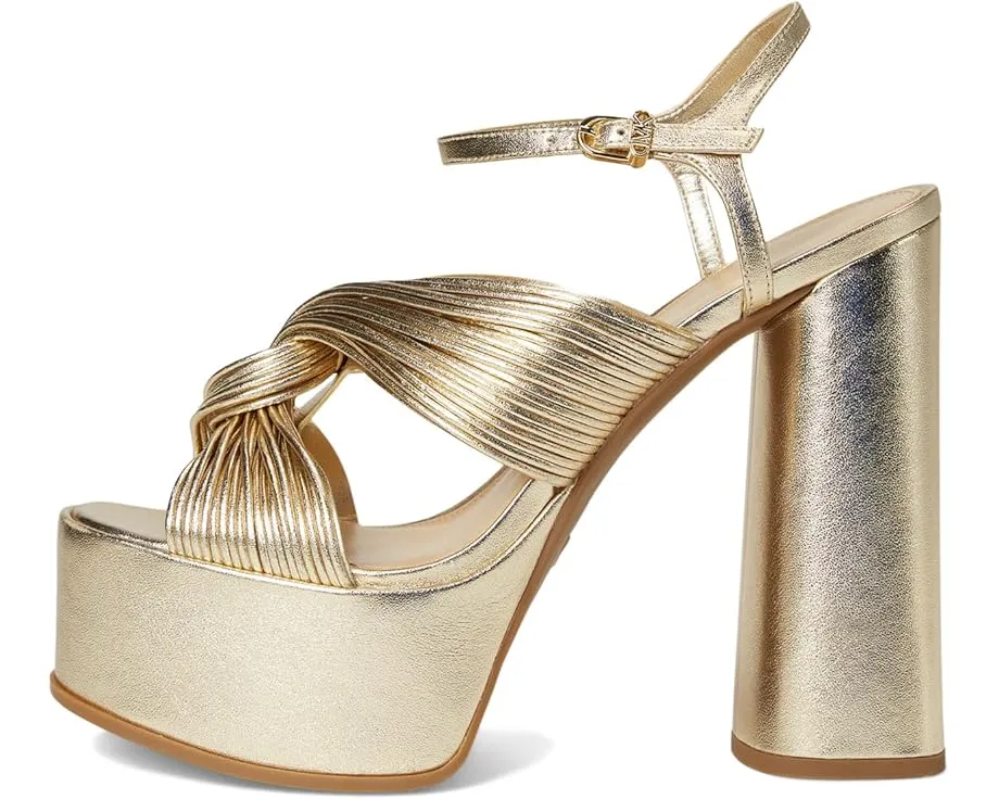 Сандалии Alessia на высокой платформе с ремешками и обернутым каблуком