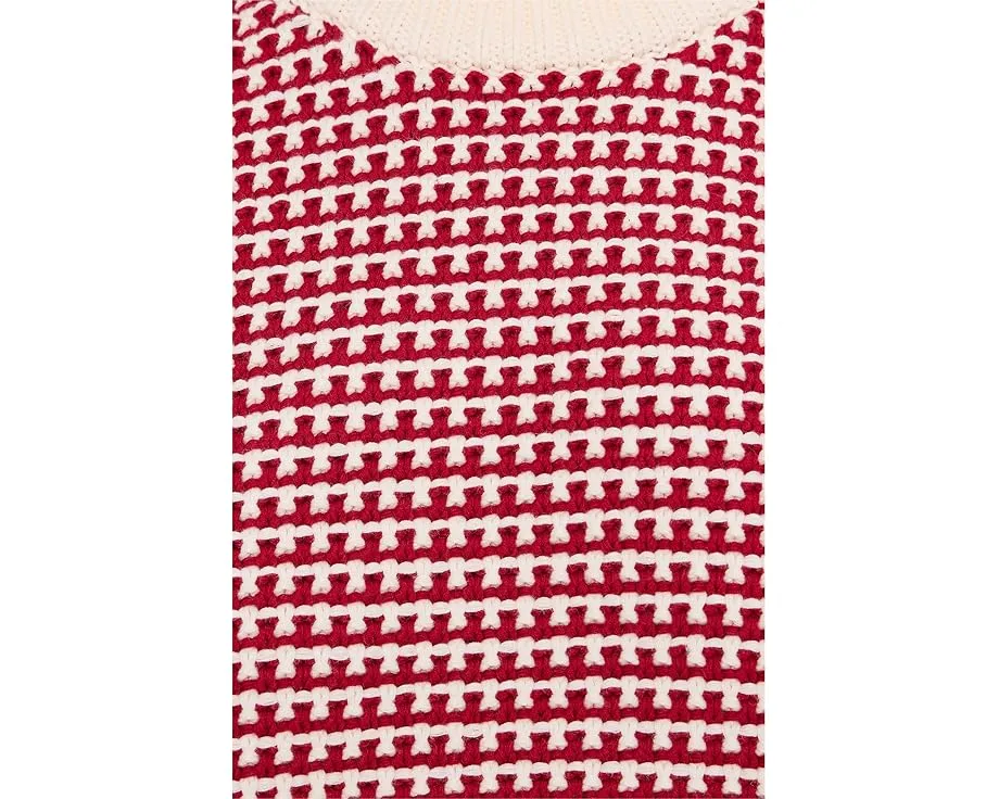 Свитер Madewell Joanna Textured Stitch Cotton Pullover с рельефной вязкой