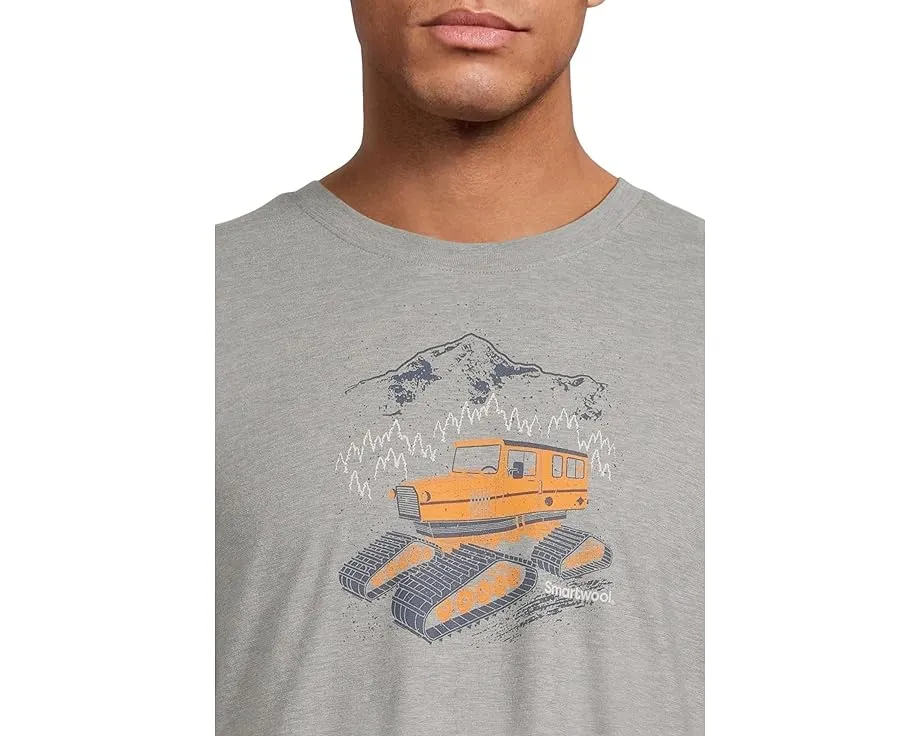 Футболка Smartwool Snowcat Graphic Long Sleeve с длинным рукавом и принтом