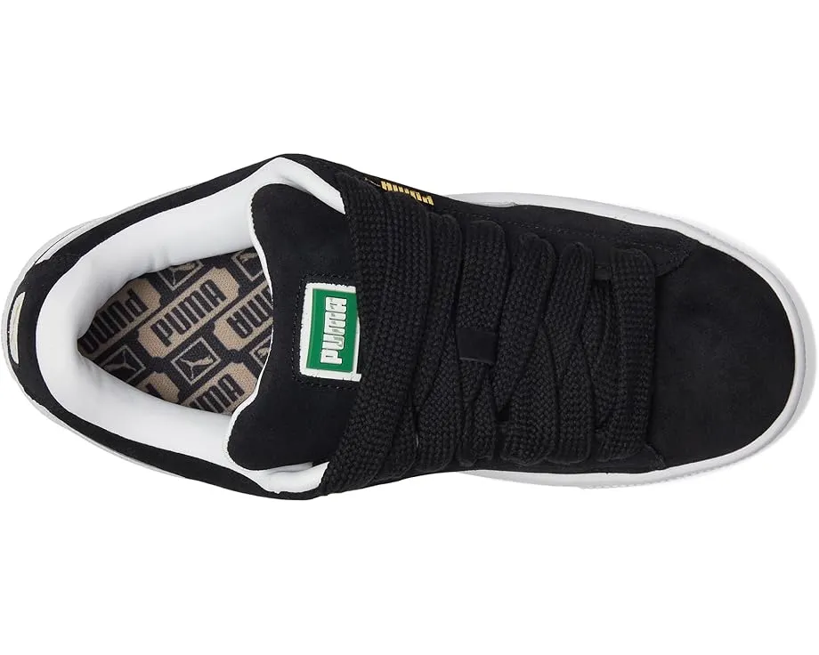 Кроссовки Puma Suede XL из замши и кожи с контрастной шнуровкой в уличном стиле